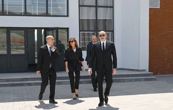 İlham Əliyev Cəbrayıl rayonunun Şükürbəyli kəndinin açılışında iştirak edib