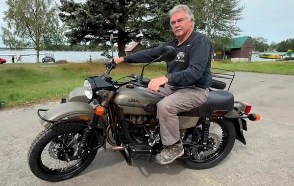 Putin gifted a new motorcycle to an American biker from Alaska