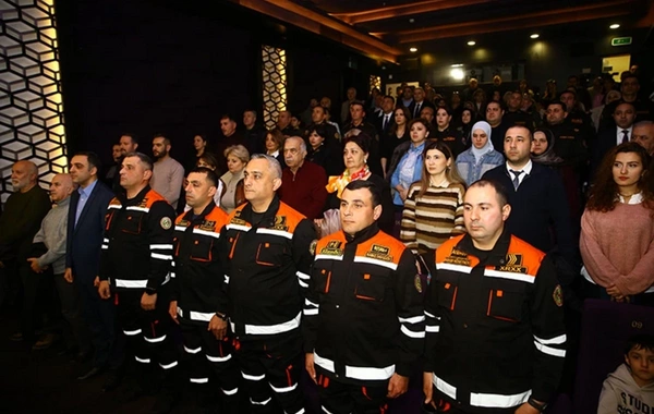 Kahramanmaraşda qəhrəmanlıq göstərən Azərbaycan xilasediciləri barədə sənədli film çəkildi