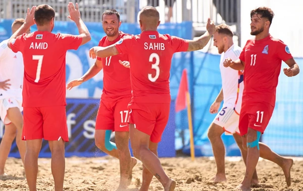 Azərbaycanın çimərlik futbolu millisi Türkiyədə keçirdiyi oyunların hamısında qələbə qazanıb