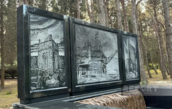 Xalq rəssamı Tahir Salahovun qəbirüstü abidəsi ucaldılıb