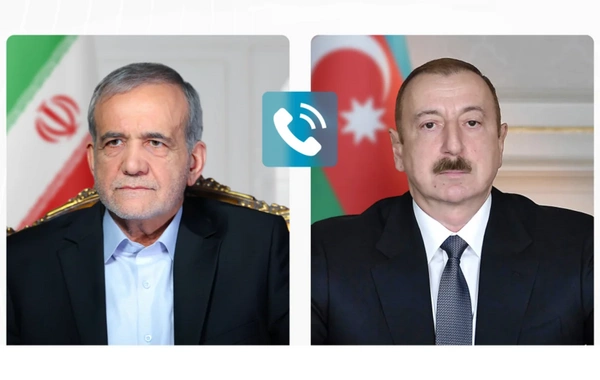 Masoud Pezeshkian called President Ilham Aliyev