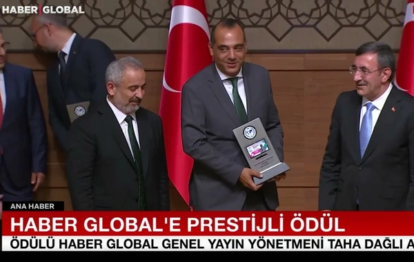 Haber Global nüfuzlu mükafata layiq görüldü