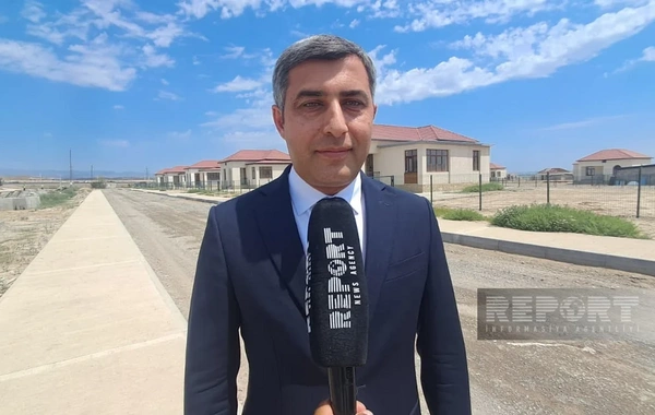 Növrəs Cəfərov: Soltanlı kəndində yaşayış evlərinin inşasında işlərin 50 %-i görülüb