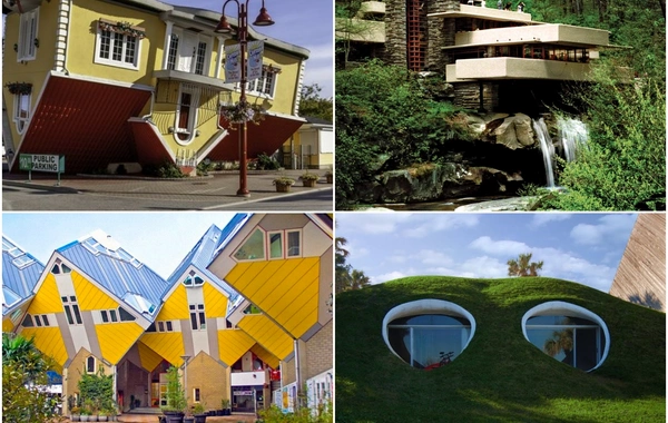 Şəlalənin, suyun üzərində yerləşir - Dünyada heyrətə gətirən EVLƏR