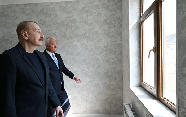 Prezident İlham Əliyev Laçın rayonunun Bəylik kəndinin açılışında iştirak edib