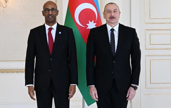 İlham Əliyev Somalinin yeni təyin olunmuş səfirinin etimadnaməsini qəbul edib