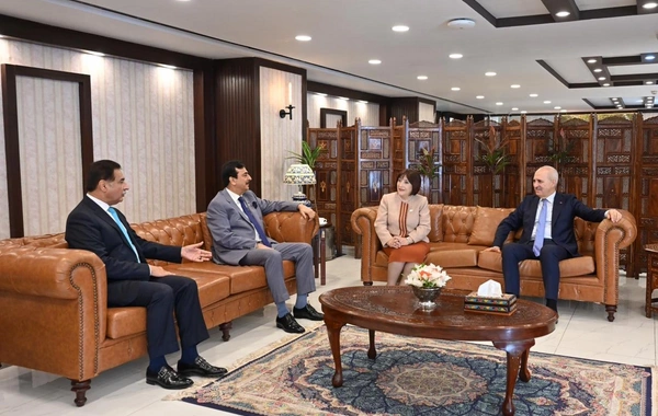 Azərbaycan-Pakistan-Türkiyə parlament sədrlərinin üçtərəfli görüşü olub
