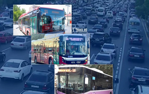 11, 18, 20 saylı avtobuslarda 30 dəqiqə gecikmə halı baş verib
