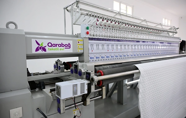 Xocalı şəhərində "Qarabağ Tekstil Evi" MMC istifadəyə verilib