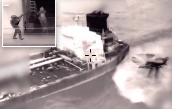 ABŞ ordusu Karib regionunda tanker ələ keçirdi - ANBAAN VİDEO