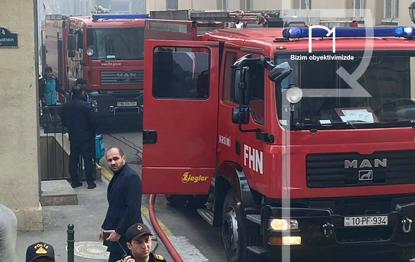 "Torqovı"da GÜCLÜ YANĞIN nəzarət altına alınıb, xəsarət alan var