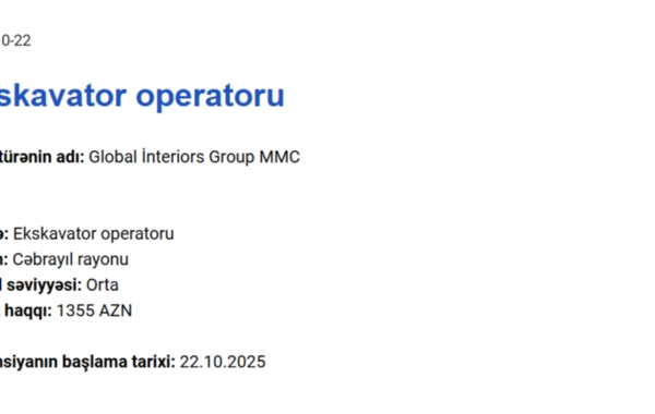 ВНИМАНИЮ желающих работать в Карабахе: зарплата до 1500