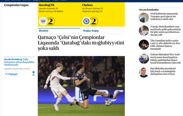 "Qarabağ" ingilislərə ŞOU GÖSTƏRDİ - Dünya bizdən DANIŞIR