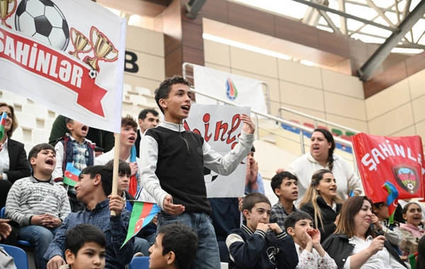 Leyla Əliyevanın təşəbbüsü ilə uşaq evlərinin komandaları arasında növbəti minifutbol turniri təşkil olunub Leyla Əliyevanın təşəbbüsü ilə uşaq evlərinin komandaları arasında növbəti minifutbol turniri təşkil olunub
