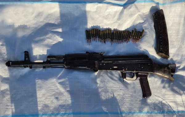 Bərdədə gizlədilən silah-sursat tapılıb