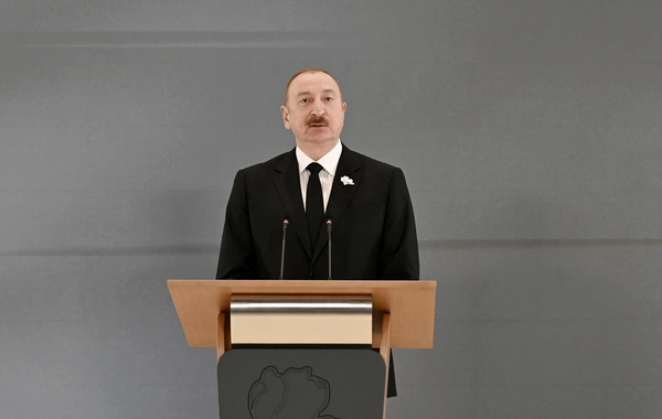 İlham Əliyev: Xocalı soyqırımını törədən cinayətkarlar məhkəmə qarşısında cavab verdilər