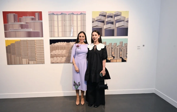 Leyla Aliyeva attended the exhibition "A House with a View of the Landscape"