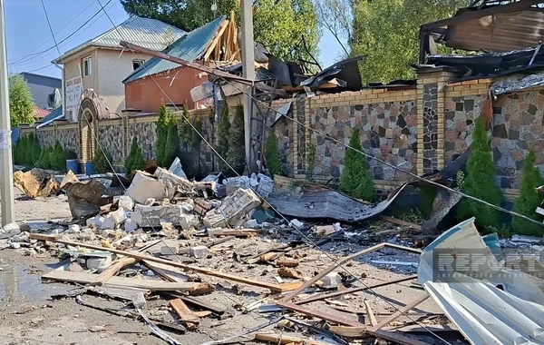 Kiyevdə Rusiyanın hücumu nəticəsində azərbaycanlıya məxsus restoran dağılıb