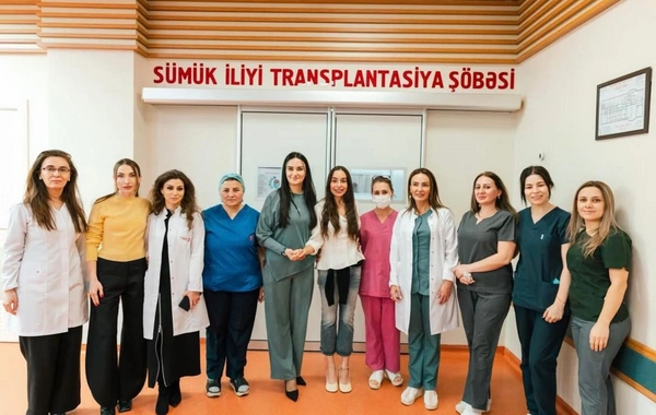 Alyona Əliyeva Talassemiya Mərkəzindən paylaşım edib