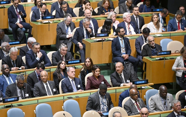 Prezident və birinci xanım BMT Baş Assambleyasının 80-ci sessiyası çərçivəsində yüksəksəviyyəli müzakirələrdə iştirak ediblər