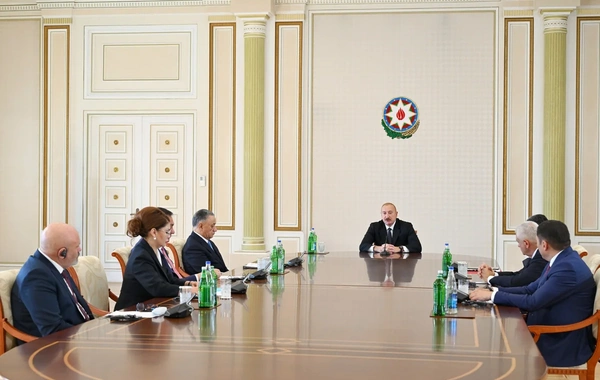 Prezident İlham Əliyev TDT-yə üzv ölkələrin təhlükəsizlik üzrə rəhbər şəxslərini qəbul edib