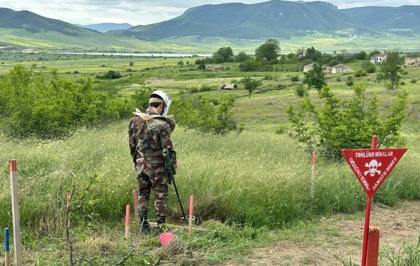 Ötən ay 6 min hektardan çox ərazi minalardan təmizlənib