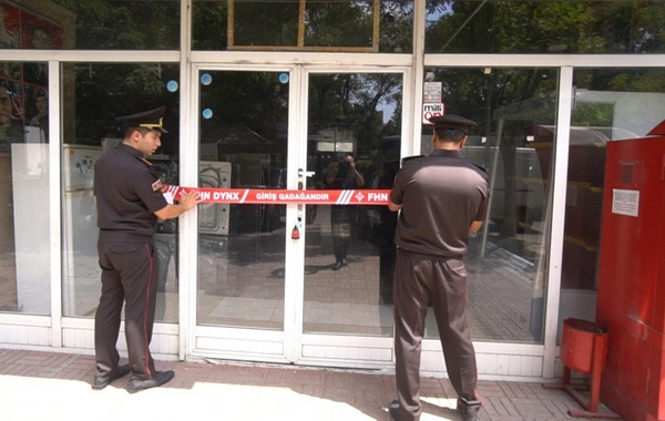 Yanğın təhlükəli mağazanın fəaliyyəti dayandırılıb