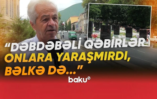Şəkinin Baş Zəyzid kəndində diqqətçəkən qəbiristanlıq