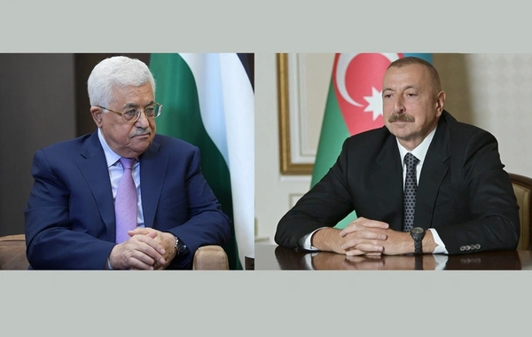 Fələstin Prezidenti İlham Əliyevi Zəfərin 5-ci ildönümü münasibətilə təbrik edib