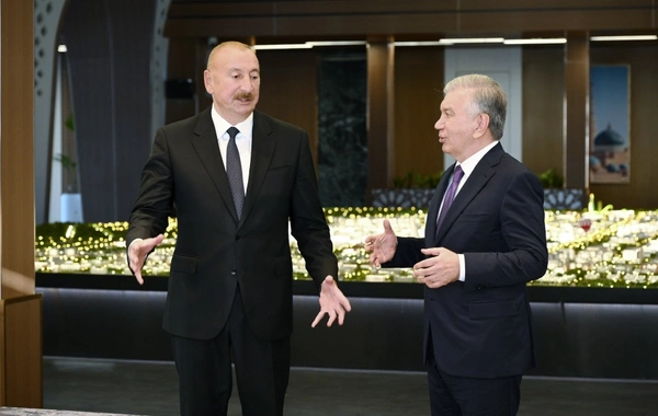 İlham Əliyev Özbəkistanda "Yeni Daşkənd" layihəsi ilə tanış olub
