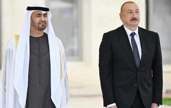 BƏƏ Prezidentinin Şuşada rəsmi qarşılanma mərasimi olub