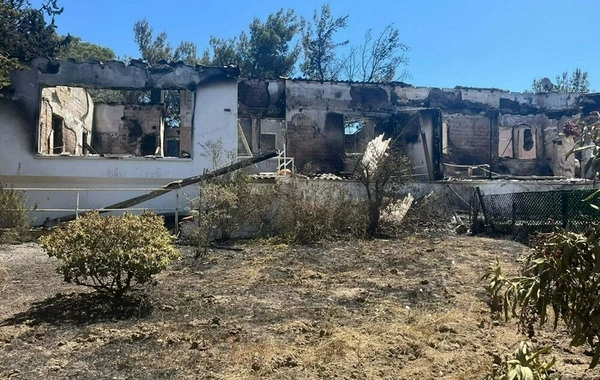 Türkiyədə yanaraq külə dönən istirahət mərkəzinin ürəkağrıdan görüntüləri