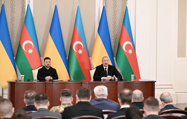 Volodimir Zelenski ölkəsinə yardıma görə Prezident İlham Əliyevə təşəkkür edib