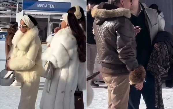 Milyarderlərin bahalı kürklərini yarışdırdığı kurort mərkəzindən GÖRÜNTÜLƏR