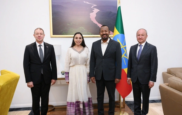 Leyla Əliyeva Efiopiyanın Baş naziri ilə görüşüb