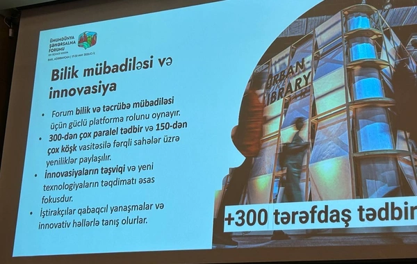 Media nümayəndələri üçün WUF13 haqqında məlumatlandırma sessiyası keçirilib