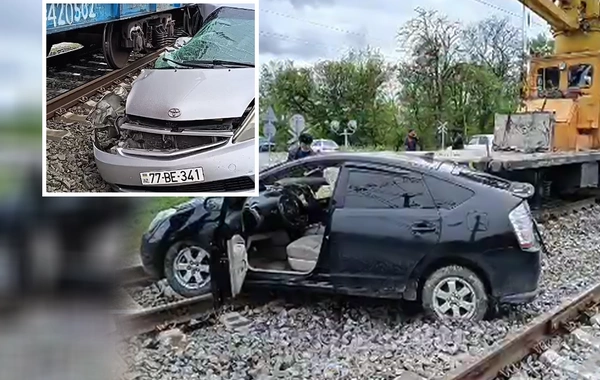 Xaçmazda bir gündə iki Prius qatarla toqquşdu