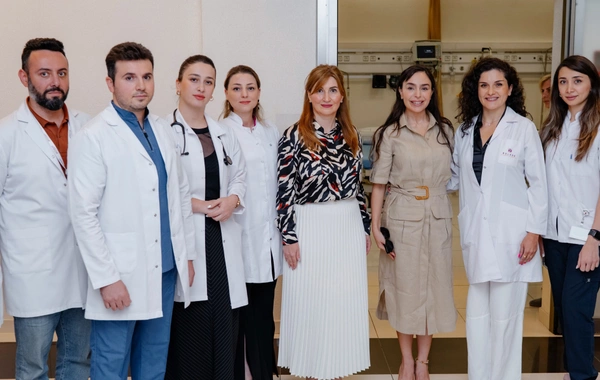Heydər Əliyev Fondunun vitse-prezidenti Leyla Əliyeva "Məlhəm Hospital"ı ziyarət edib