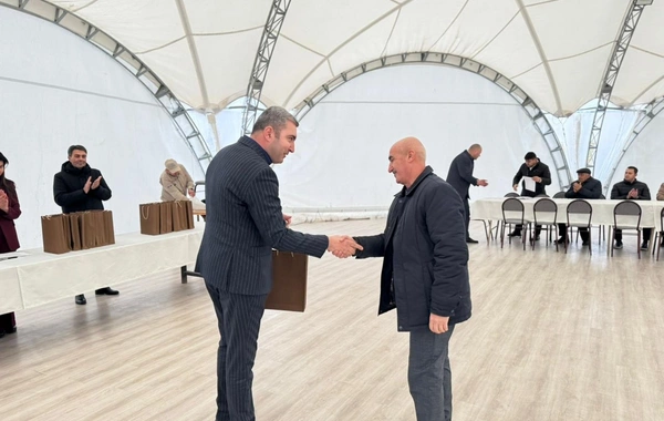 Növbəti köç karvanı Laçına çatıb, mənzillərin açarları təqdim olunub