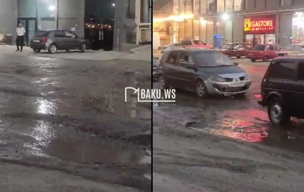 Aylardır həllini tapmayan PROBLEM: Hökməlidə çirkab sular küçəyə axıdılır