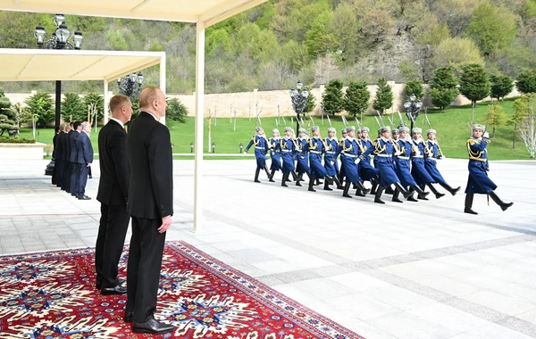 Qəbələdə Çexiyanın Baş naziri Andrey Babişin rəsmi qarşılanma mərasimi olub