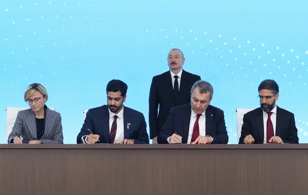 SOCAR, BOTAŞ, TotalEnergies and ADNOC signed a gas supply agreement from the Absheron field