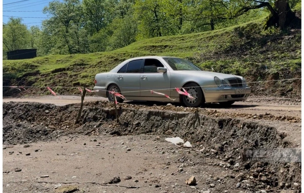 Hirkan–Daşdatük–Biləsər avtomobil yolunda torpaq sürüşməsi yenidən aktivləşib
