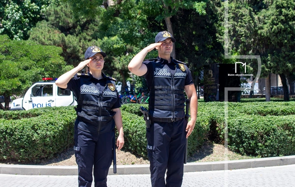 Polis Günündə də post başında – Bakının küçələrindən diqqətçəkən FOTOLAR