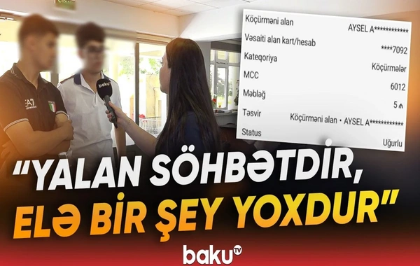 Xırdalanda məktəb-liseydə şagirdlərdən pul yığılır? - Təhsil İdarəsindən AÇIQLAMA