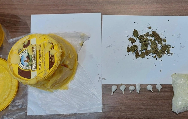 Həbsxanaya yağ qabının içində narkotik keçirmək istədilər