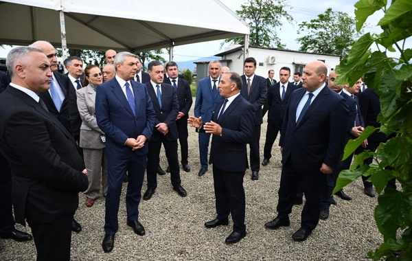 Xocalının Daşbulaq kəndində baramaçılığın inkişafı üçün yaradılmış infrastruktura baxış keçirilib