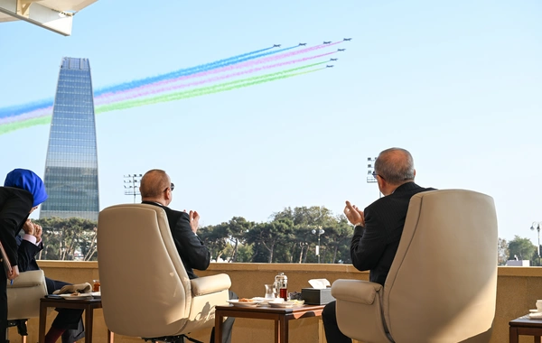 Vətən müharibəsində Qələbənin beşinci ildönümünə həsr olunmuş Hərbi parad keçirilib