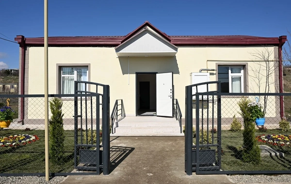 Президент Ильхам Алиев ознакомился с работами, проделанными в селе Ходжавенд